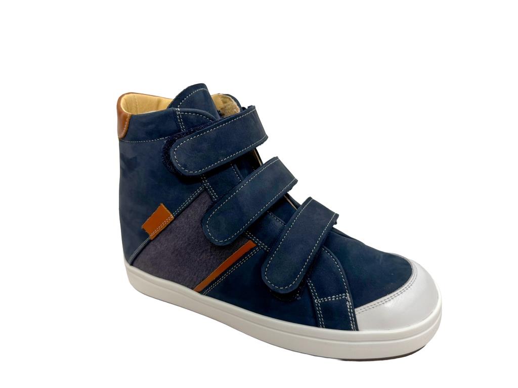Chaussure bleue scratch